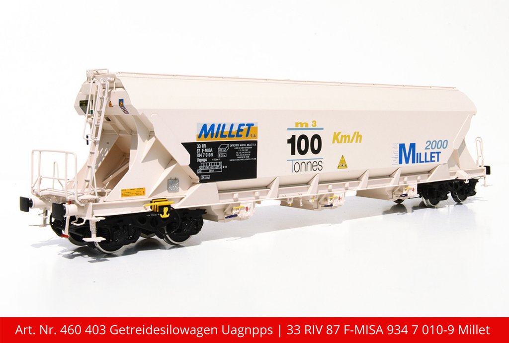 Getreidesilowagen Uas/Uagps | Verw.33 RIV 87 F-MISA 934 7 010-9
