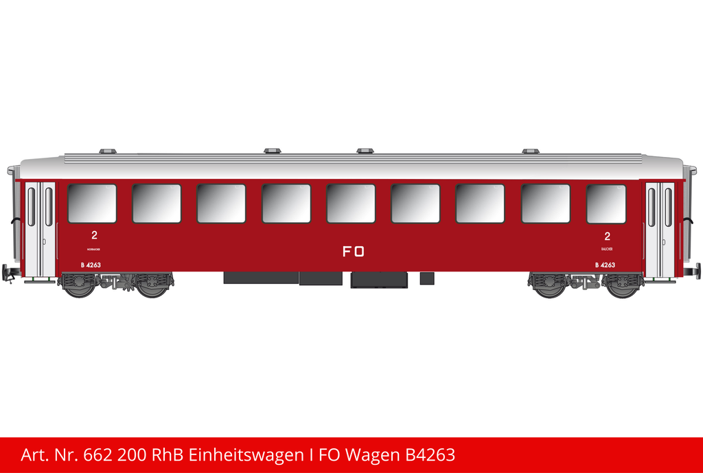 FO/MGB Einheitswagen | Wagennummer - B 4263