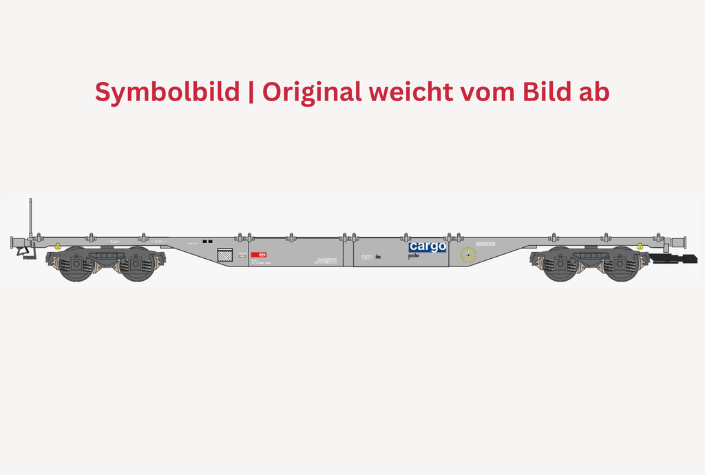 Containertragwagen Sgns SBB 31 85 455 2 012-0 grau