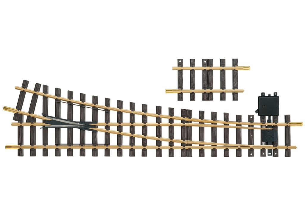 Modelleisenbahn LGB Handweiche rechts Radius 15°
