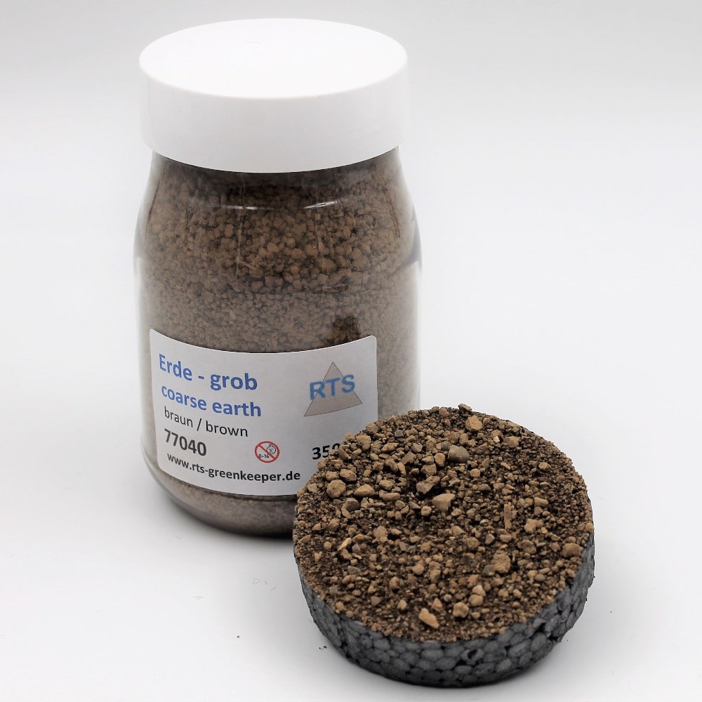 Erde grob – braun