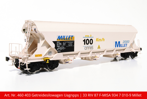[460 403] Getreidesilowagen Uas/Uagps | Verw.33 RIV 87 F-MISA 934 7 010-9