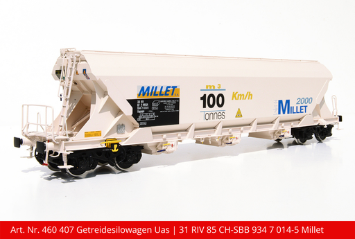 [460 407] Getreidesilowagen Uas/Uagps | Verw.31 RIV 85 CH-SBB 934 7 014-5