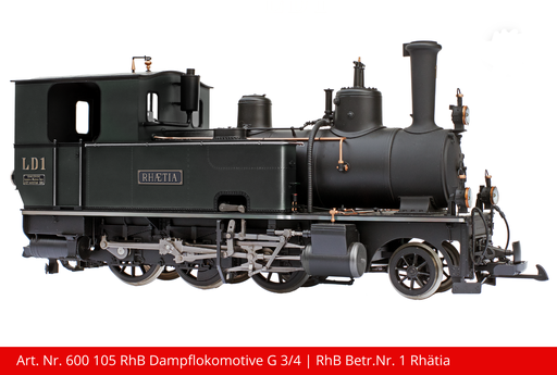 [600 105] RhB Dampflokomotive G 3/4 | RhB Betr.Nr. 1 Rhätia
