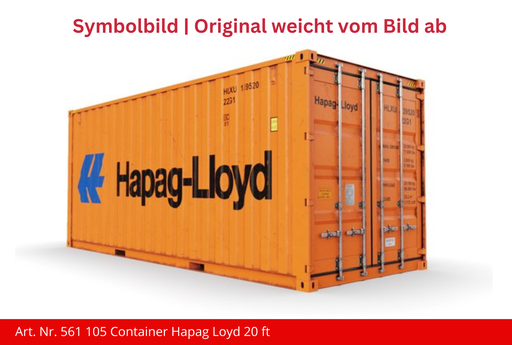 [561 105] Container Hapag Loyd 20 ft braun