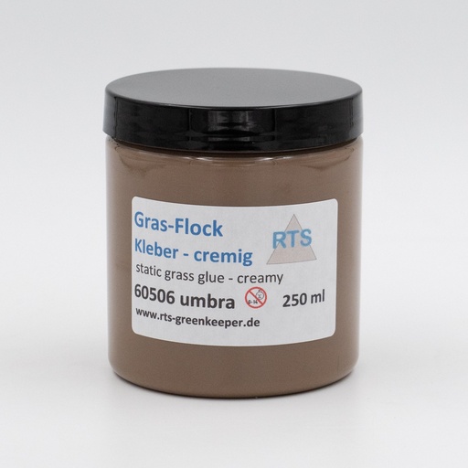 [60506] Gras-Flock Kleber – cremig umbra