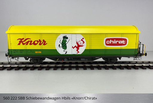 [560 222] SBB Schiebewandwagen Hbis/Hbils «Knorr/Chirat»