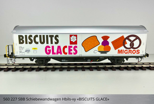 [560 227] SBB Schiebewandwagen Hbis/Hbils «Biscuit Glaces»