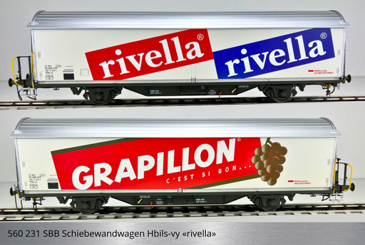[560 231] SBB Schiebewandwagen Hbis/Hbils «Rivella»