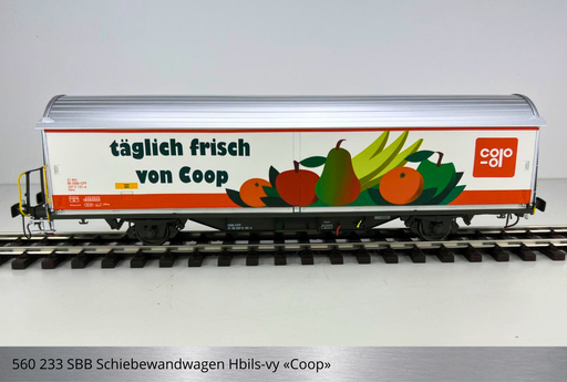[560 233] SBB Schiebewandwagen Hbis/Hbils «Coop»